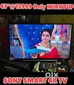 43@13499 Only Limited period SALE SONY SMART ANDROID 4k Frameless led