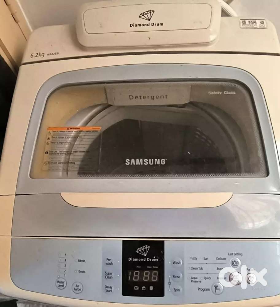 SAMSUNG WASHING MACHINE, TOP LOAD FULLY AUTOMATIC
