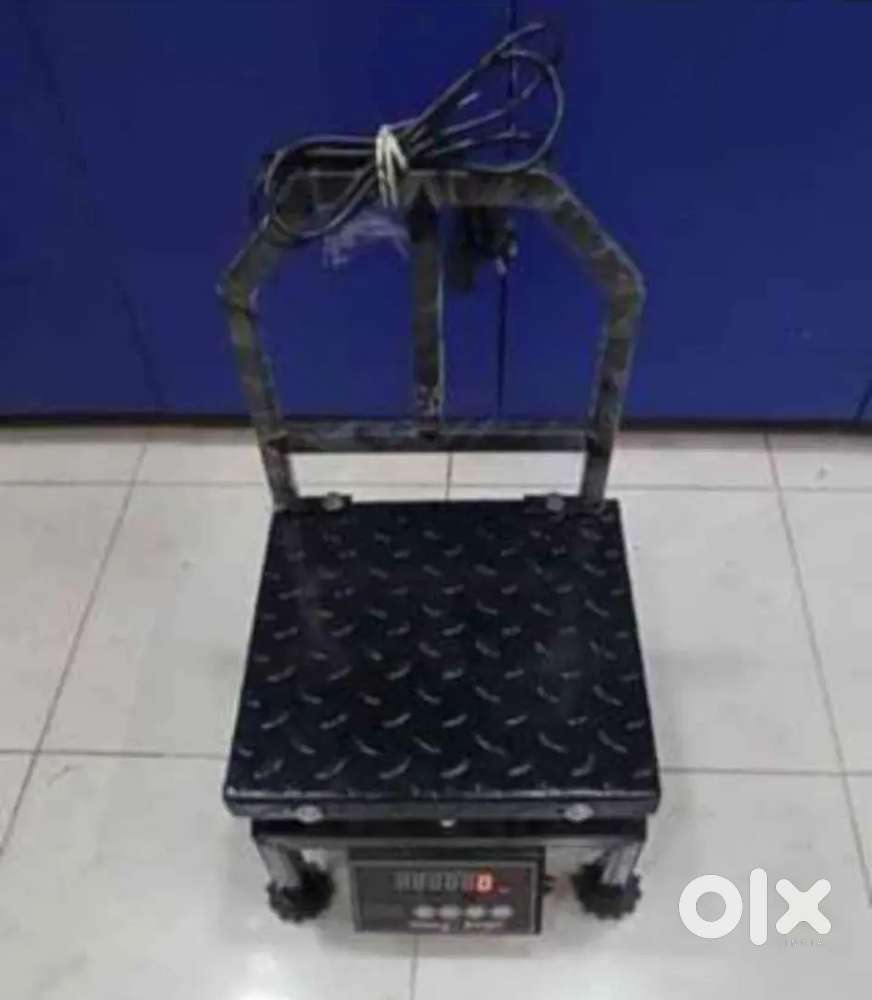 Chargeable MS Digital Weighing Machine – 50 kg Capacity (12x12 inch)