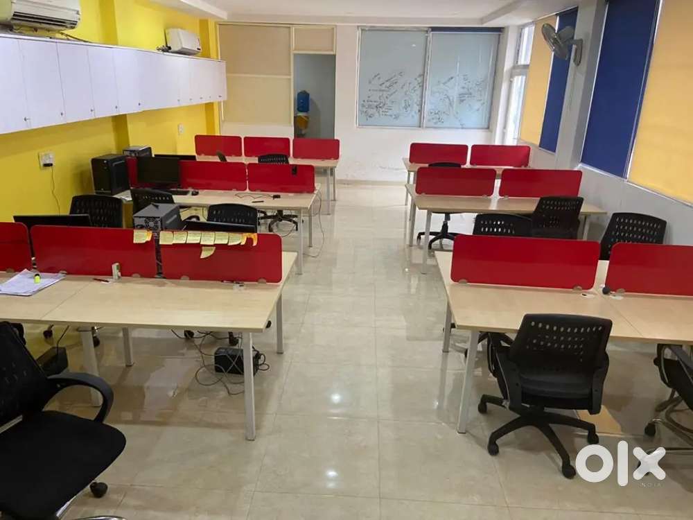 3 Cabin's with Workstation's fully furnished office space