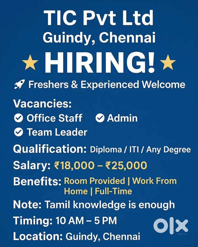 PERMANENT JOB VECANCY