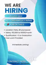 Urgently required Delivery boy