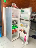 Freeze double door good condition, double bed with dressing table,dian