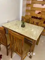 marble top dining table