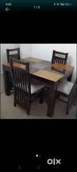 Brand new 4 seater wooden daining table in wholesale price cod avail