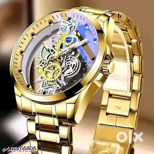 Luxury Golden Skeleton Automatic Watch