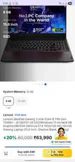 Lenovo IdeaPad gaming 3
