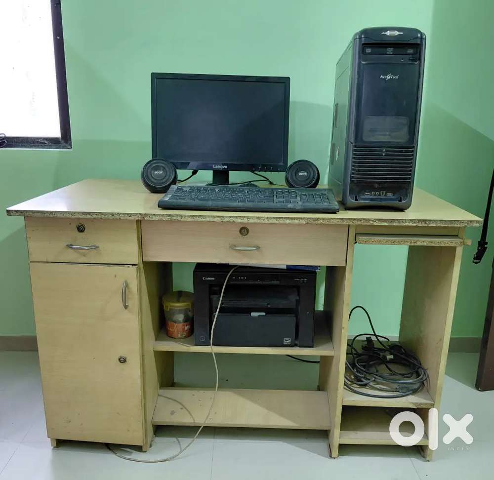 Computer and table