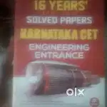 Solved papers of Karnataka CET ,engineering entrance exam