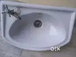 TWO WASH BASINS WITH TAPS IN 1400.