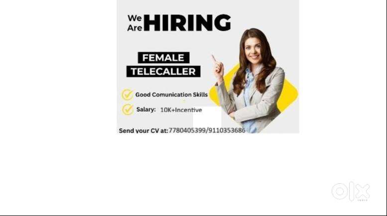 WE ARE HIRING FEMALE TELECALLERS