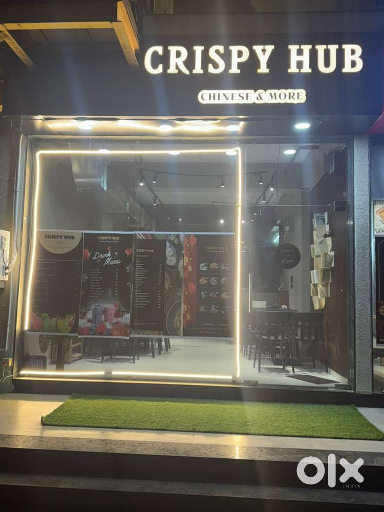 Running cafe for sale at ground floor shop with 3 collage crowd