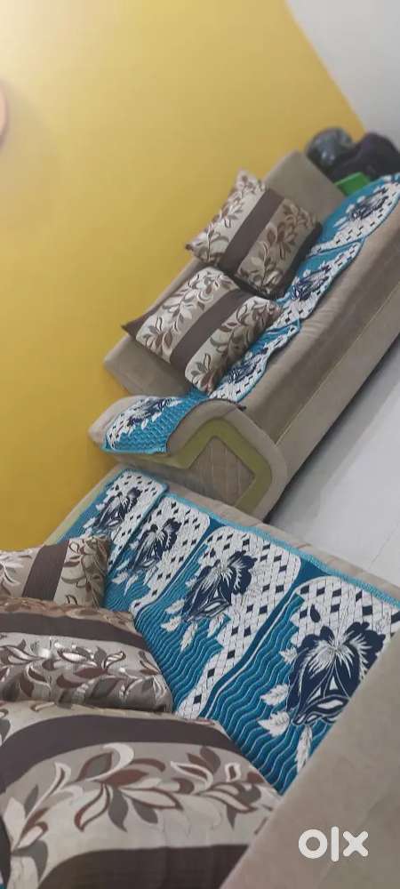 Sofa 9 seaters with table and cousion