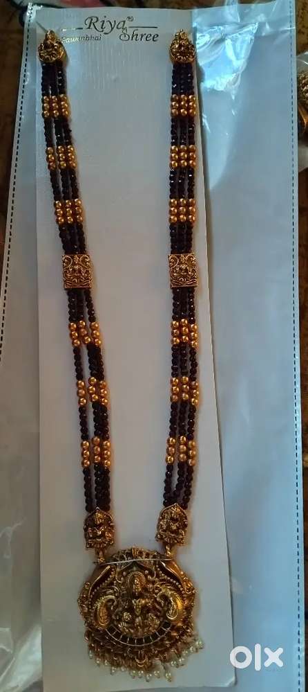 Antique pendant crystal mala set / trendy choker/ Necklace