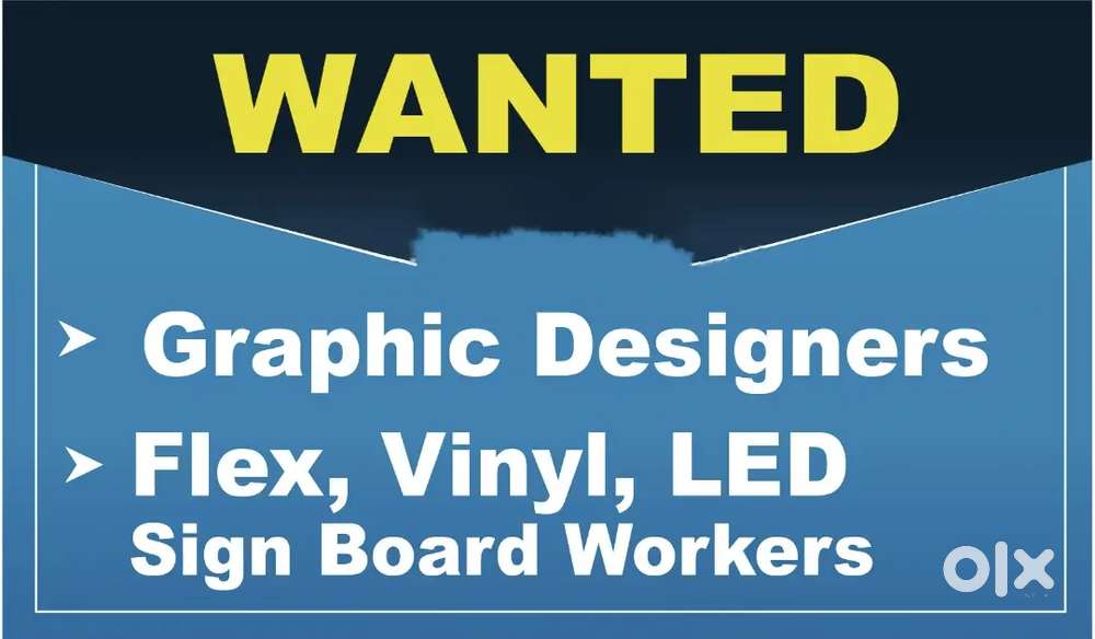 Graphic designer and Sign board workers