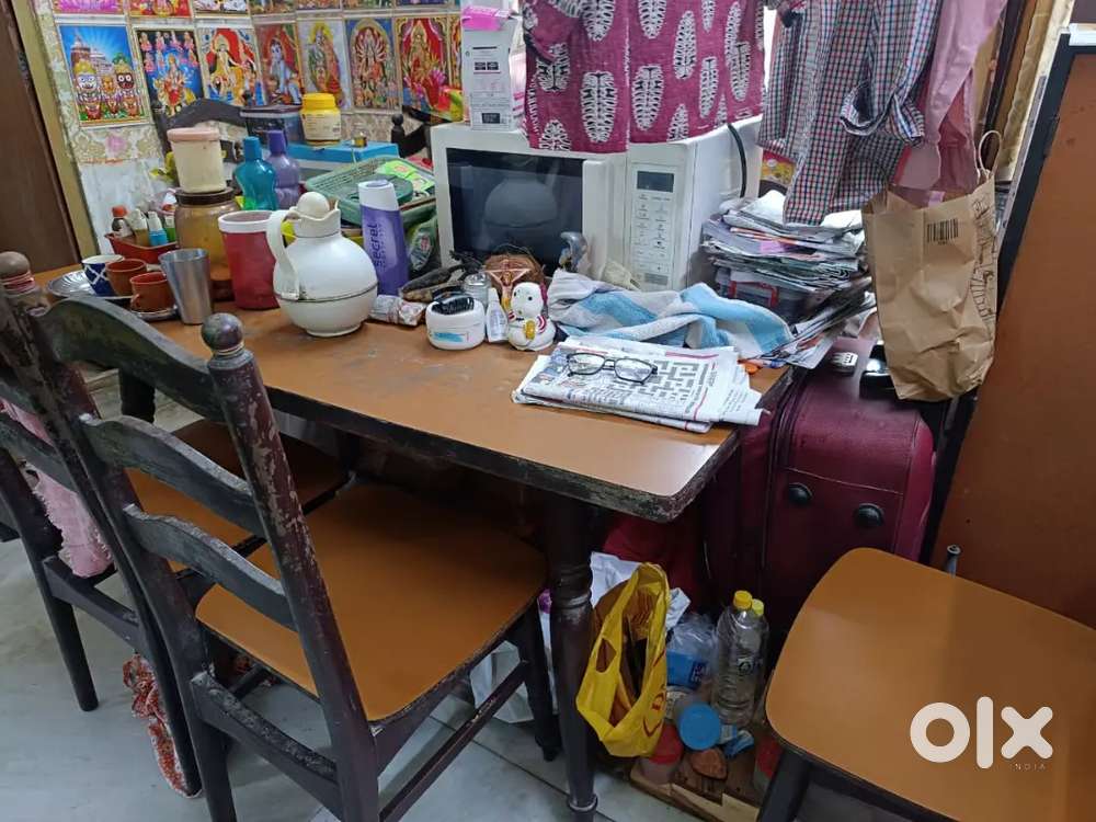 Dinning table,computer table, wardrobe