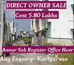 SATHY ROAD NEAR DTCP PLOT SALE ANNUR SUB REG - OFFICE NEAR