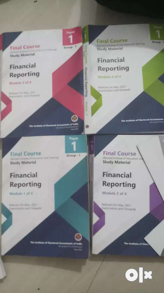 CA FINAL BOOKS - FINANCIAL  REPORTING