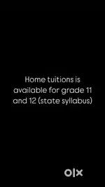 Home tuitions classes for grade 11 and 12