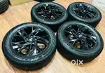 17 inch Creta night edition wheels and jk Tyres new condition
