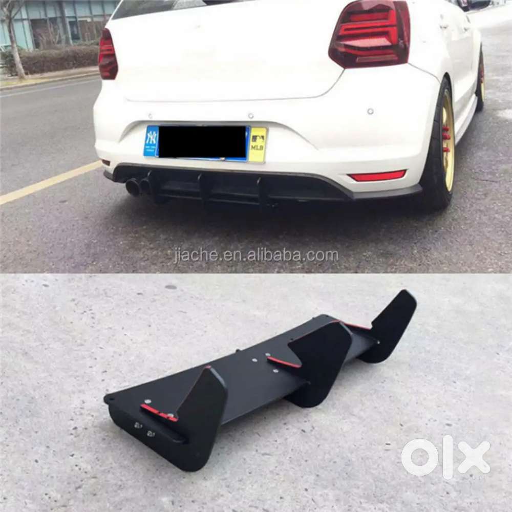 Volkswagen polo gt rear bumper Shark fin diffuser