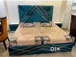 Super discount buy new double bed with box -5990/- EMI available