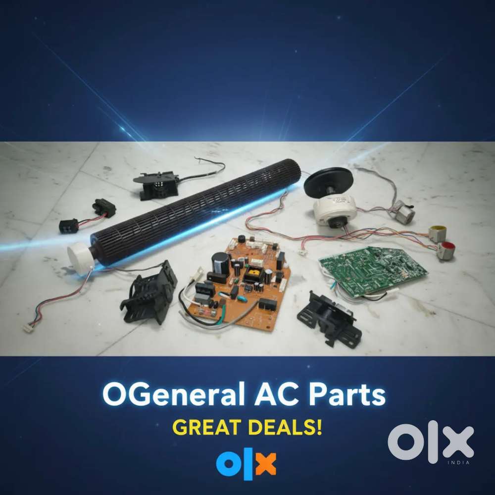 O General Split AC Indoor Motor+Blower+ PCB+Swing Motors+LED Indicator
