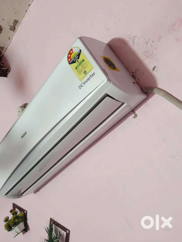 Haier ac new condition only 2 month use 3star1.5 ton