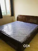 2Double bed with mattress,seesamwood Dinning with 4chahirs,coffeetable