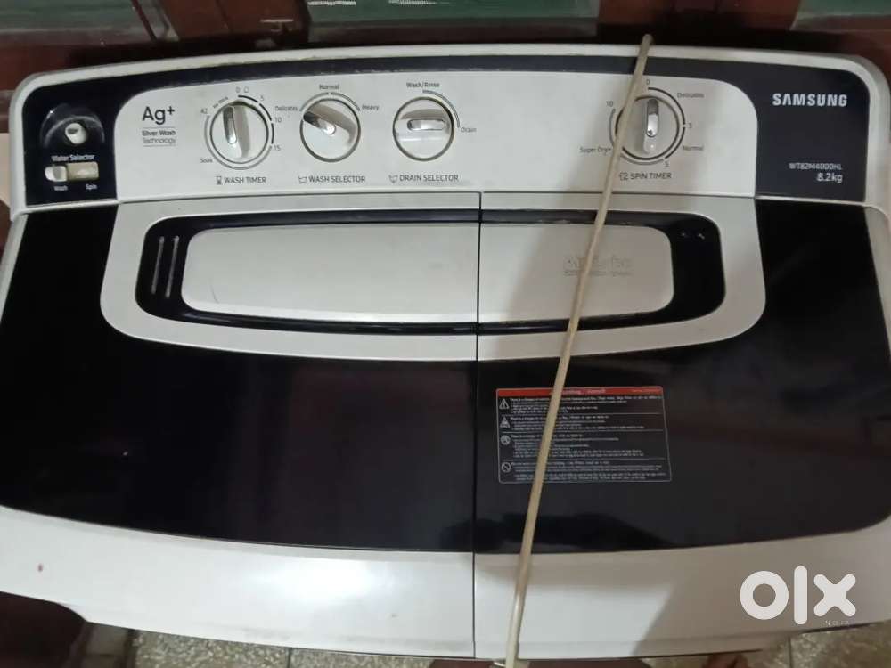 Samsung 8.2 kg semi automatic washing machine