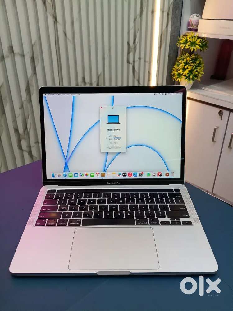 Apple Macbook Pro M1 A2338 8Gb Ram 512 Gb Storage Silver With Touchbar