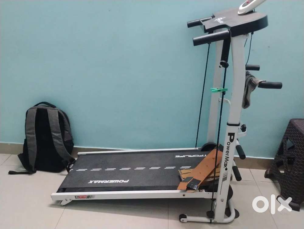 PowerMax Fitness  Non-Electric Manual Treadmill , 2-Level Incline,