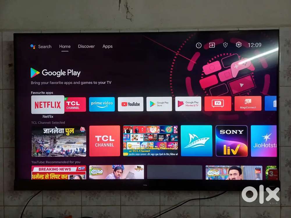 TCL 55 INCH 4K QLED ANDROID LED TV