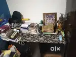 Double computer table and single computer table