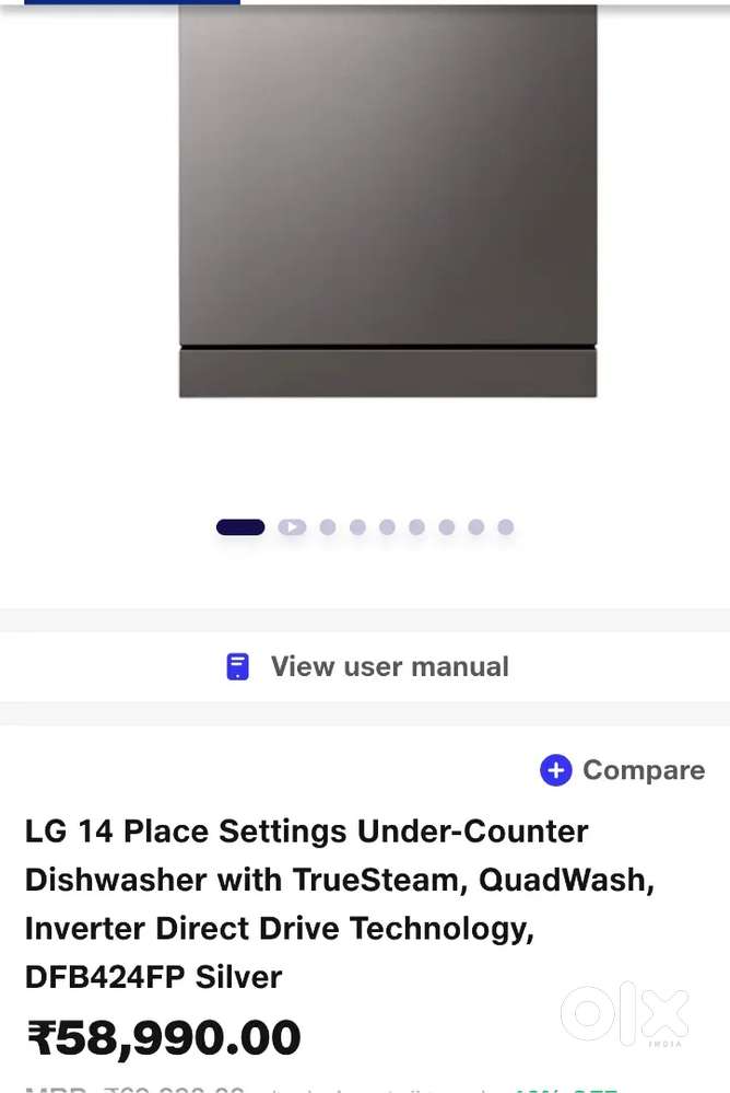 Lg dish washer