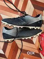 Kipsta By Decathlon Men Black Agility 100 Firm Ground Football Shoes