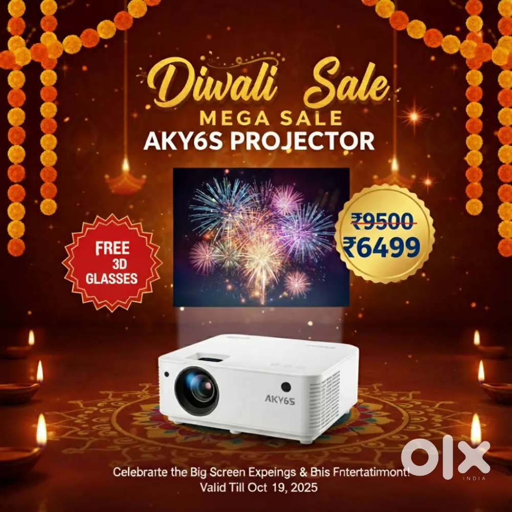 Aun AKY6S Smart Led 4K, Professional Projector