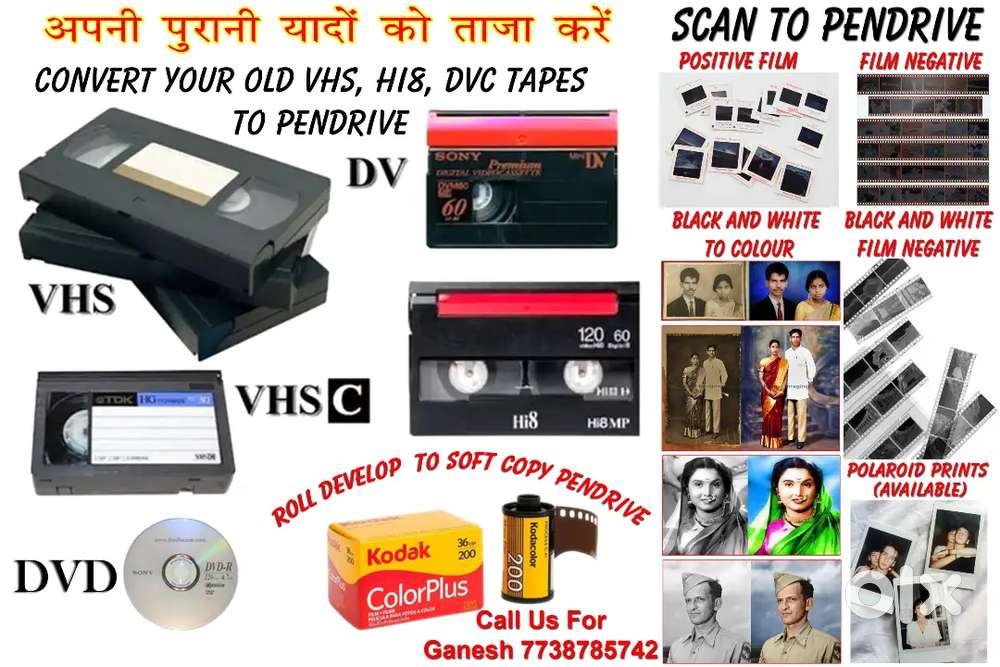 Vhs vcr cassette tape conversation