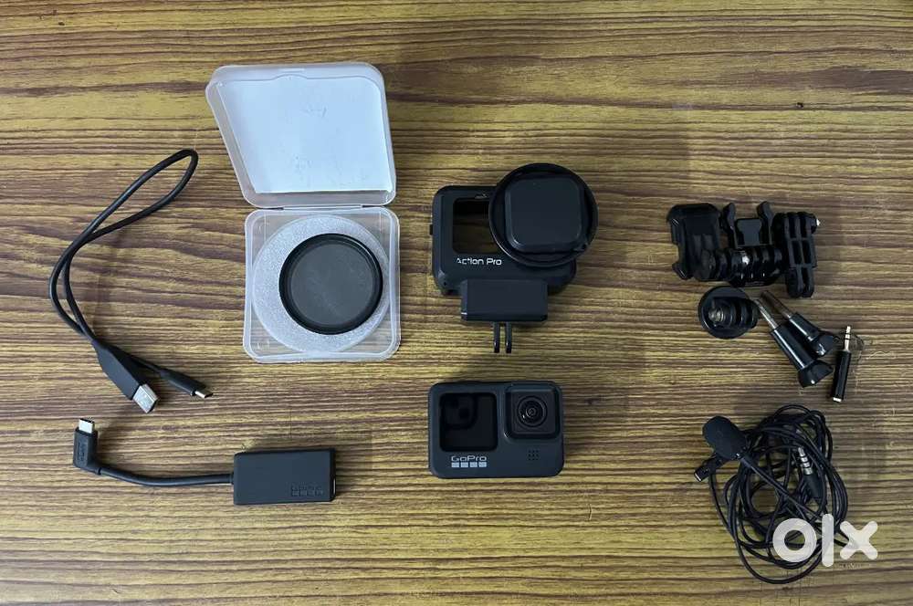Gopro Hero 9 with motovlogging kit
