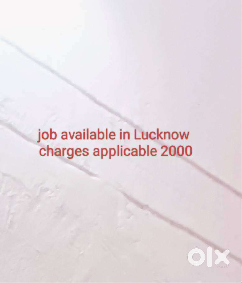 Job available in Lucknow Uttar Pradesh