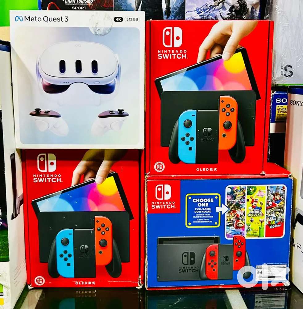 Nintendo switch oled consoles available for swap