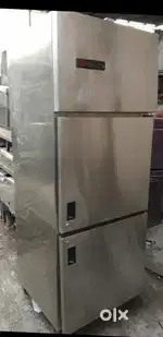 Two door verticel Steel fridge for restaurant used