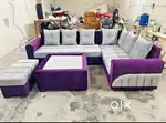 Thu. Sale buy new sofa 8450, L type sofa 13990/-Emi available