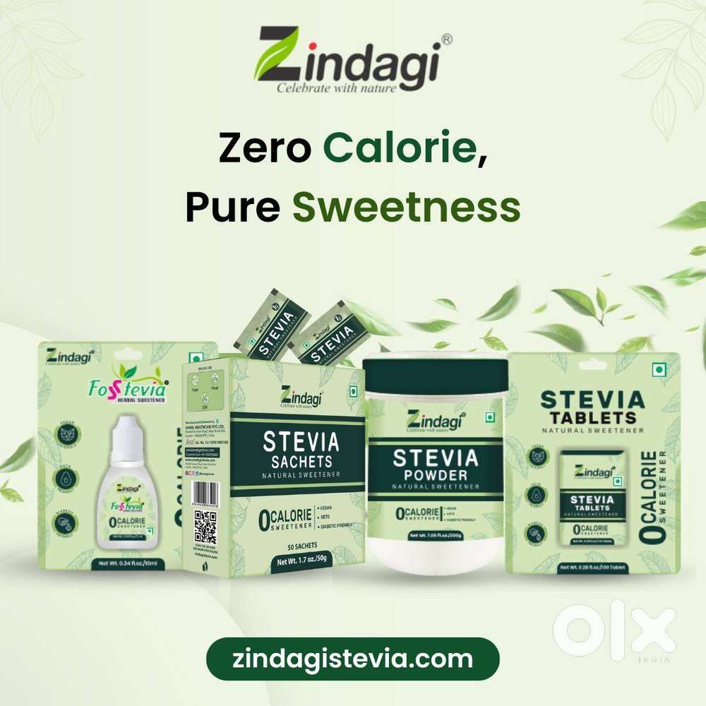 Zindagi Stevia  Best and Healthiest Sugar Substitute