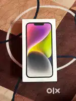 I phone 14 128gb white colour with all accessories
