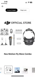 DJI Neo Motion Fly More Combo with RC motion 3