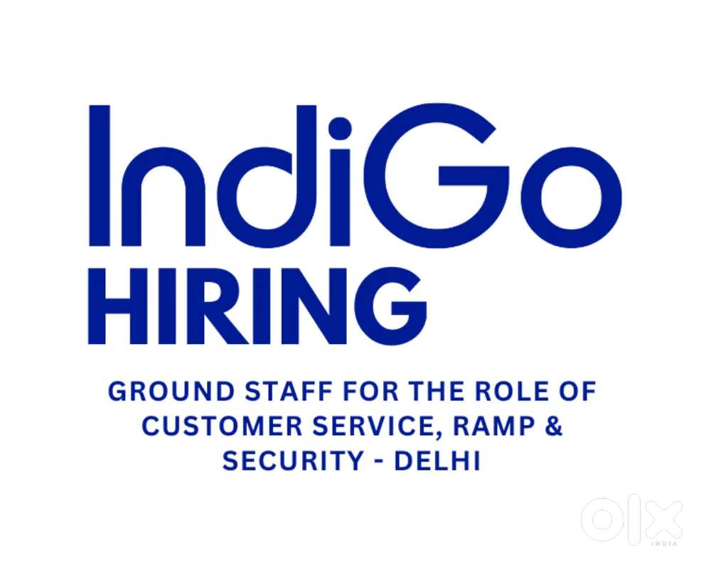 Male and Female Hiring for indigo Airlines Airport job in All India