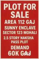 110 GAJ PLOT FOR SALE