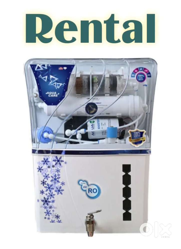 Water purifier available on rent