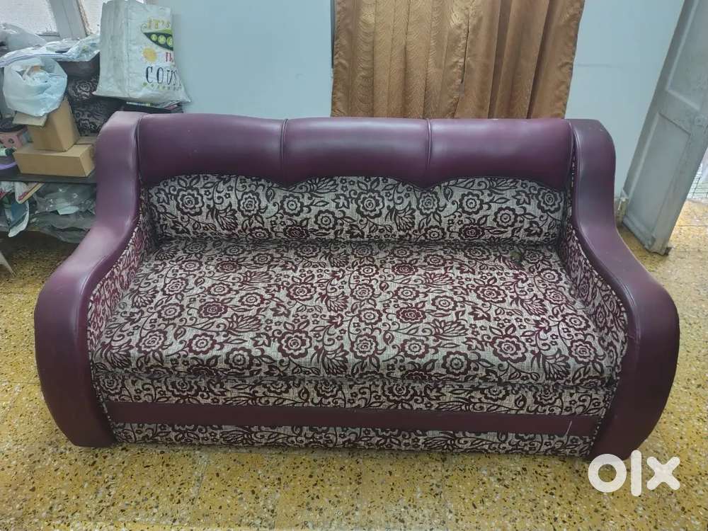Old and Used Sofa cum Bed with Storage Unit